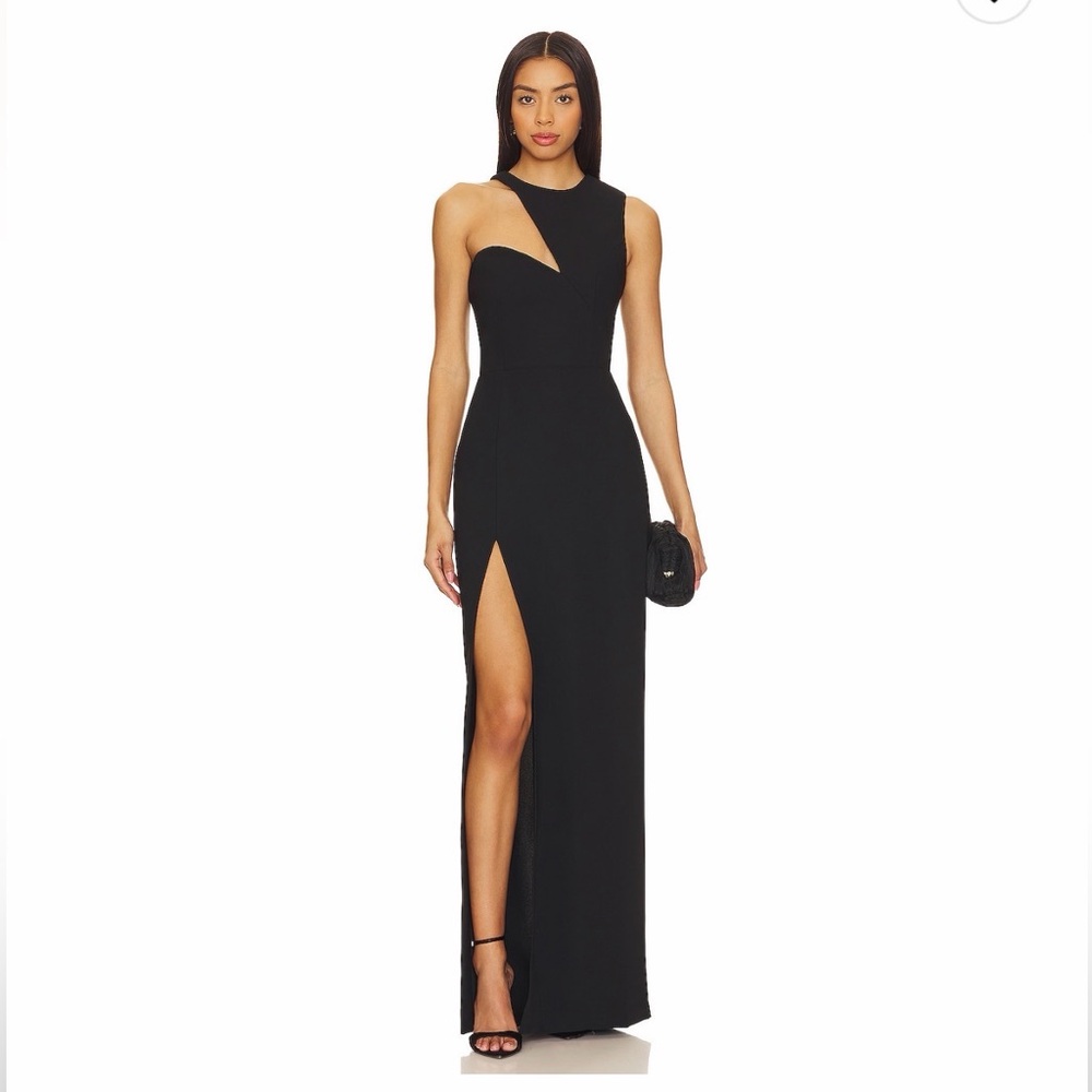 Amanda Uprichard - X Revolve Gilda Gown (Black)